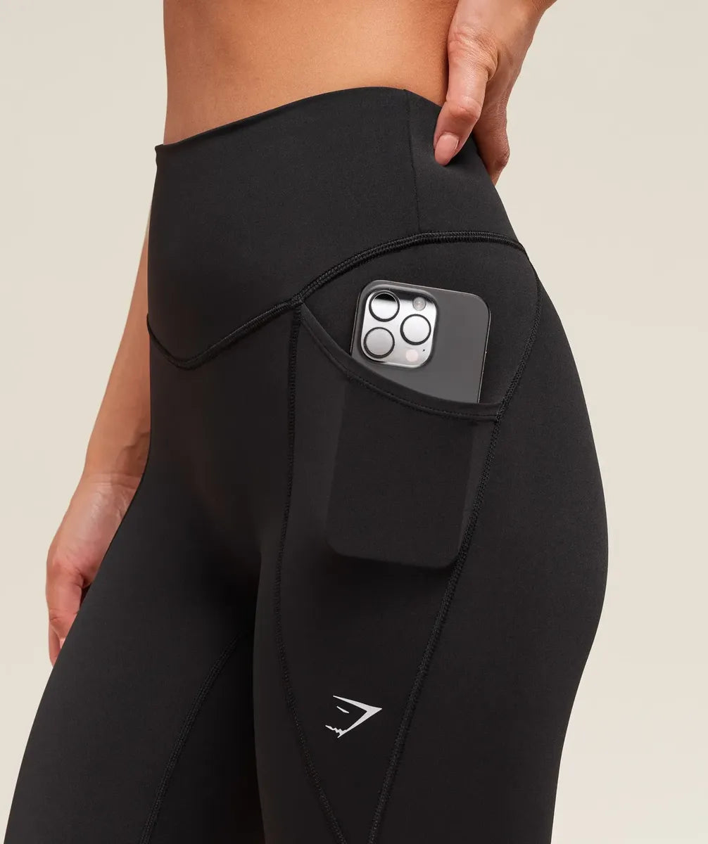 Leggings Running Pocket - Negro