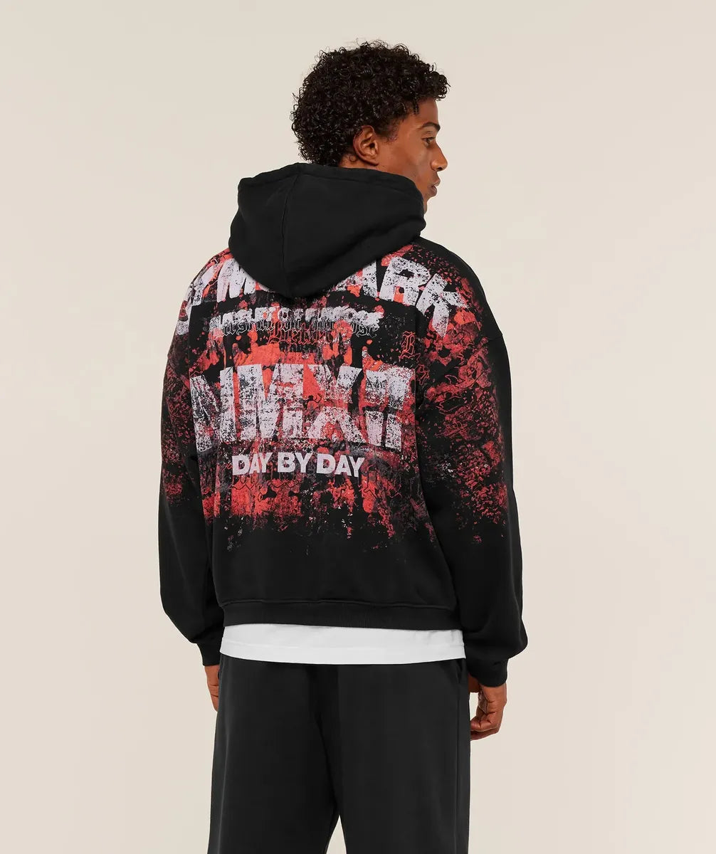 Hoodie Numerals Oversize