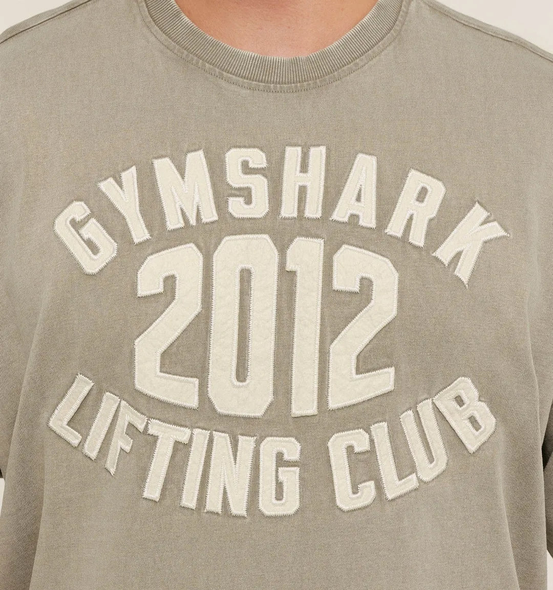 Playera Lifting Club 2012 Extreme Oversize - Café