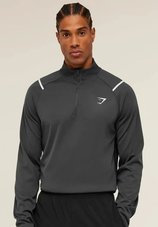 Sudadera Arrival Contrast Slim Fit - Gris/Negro
