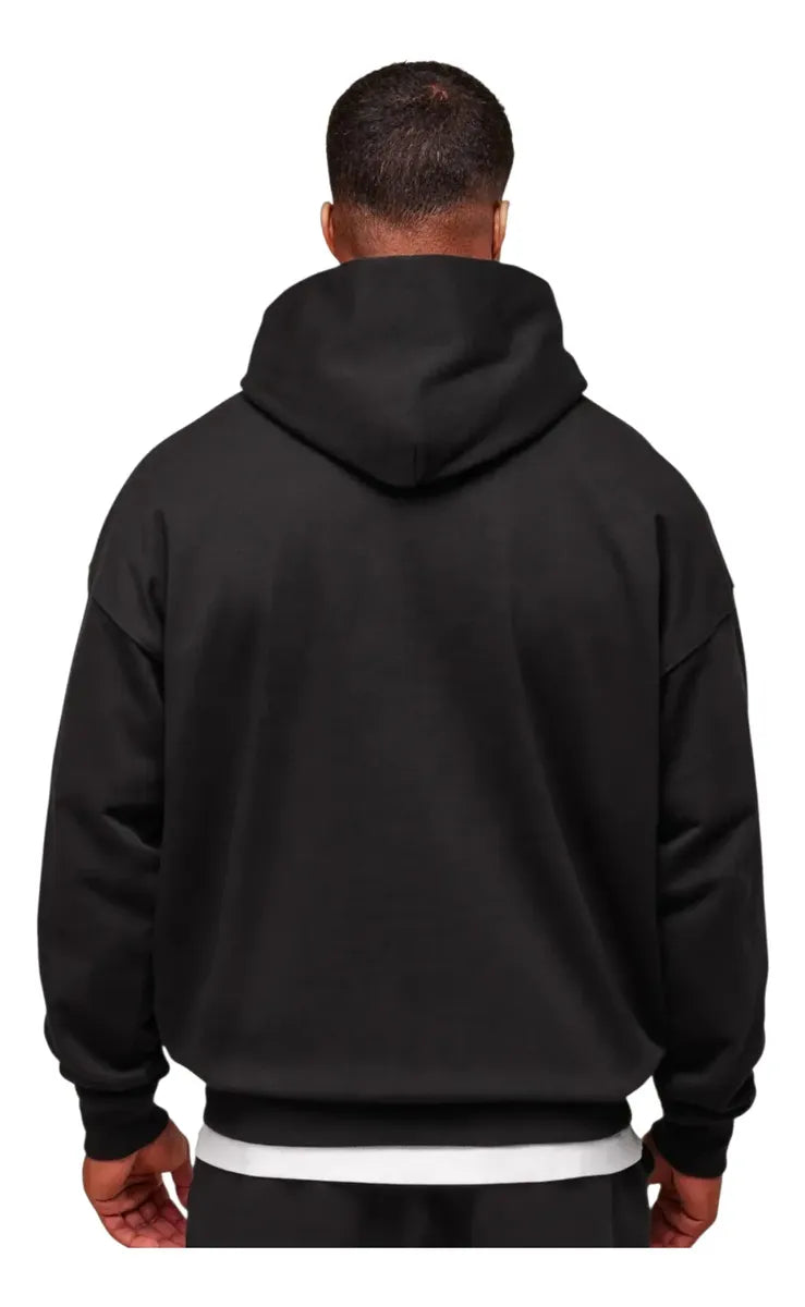 Hoodie Allblack GSLC Oversize - Negro