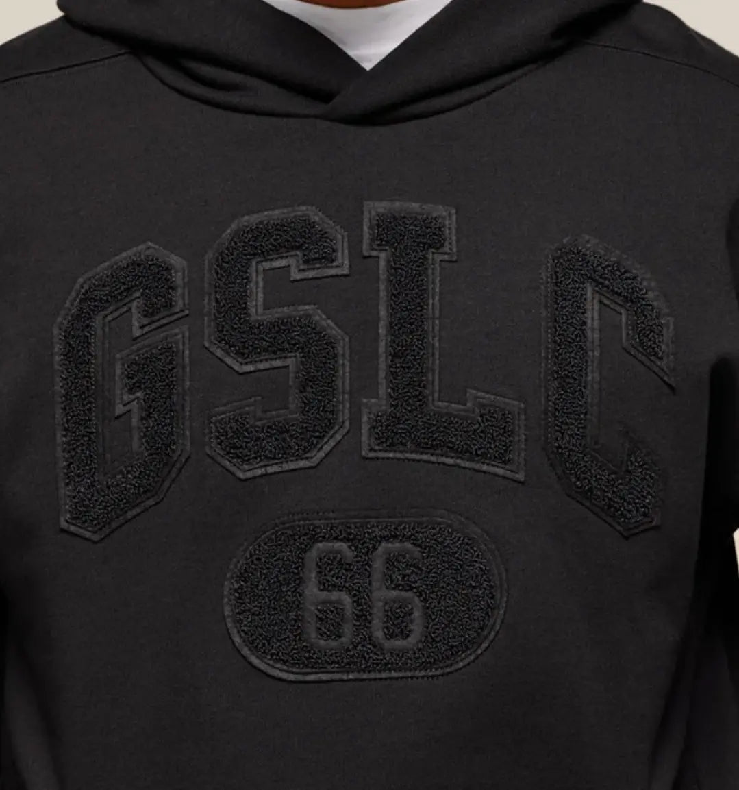 Hoodie Allblack GSLC Oversize - Negro