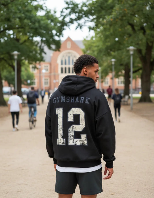 Hoodie Campus Oversize - Negro