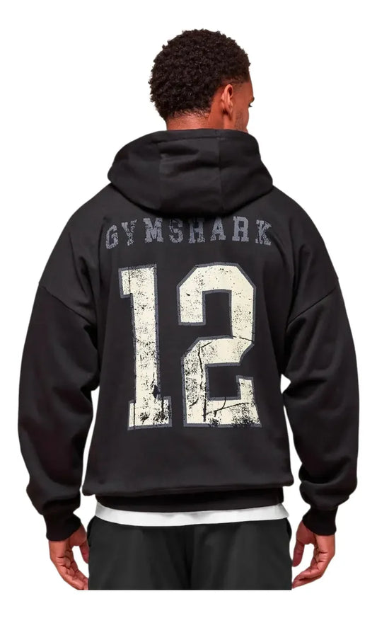 Hoodie Campus Oversize - Negro