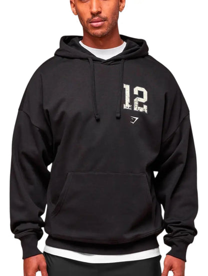 Hoodie Campus Oversize - Negro