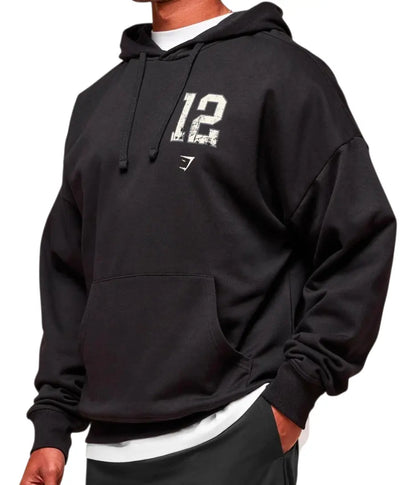 Hoodie Campus Oversize - Negro