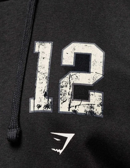 Hoodie Campus Oversize - Negro