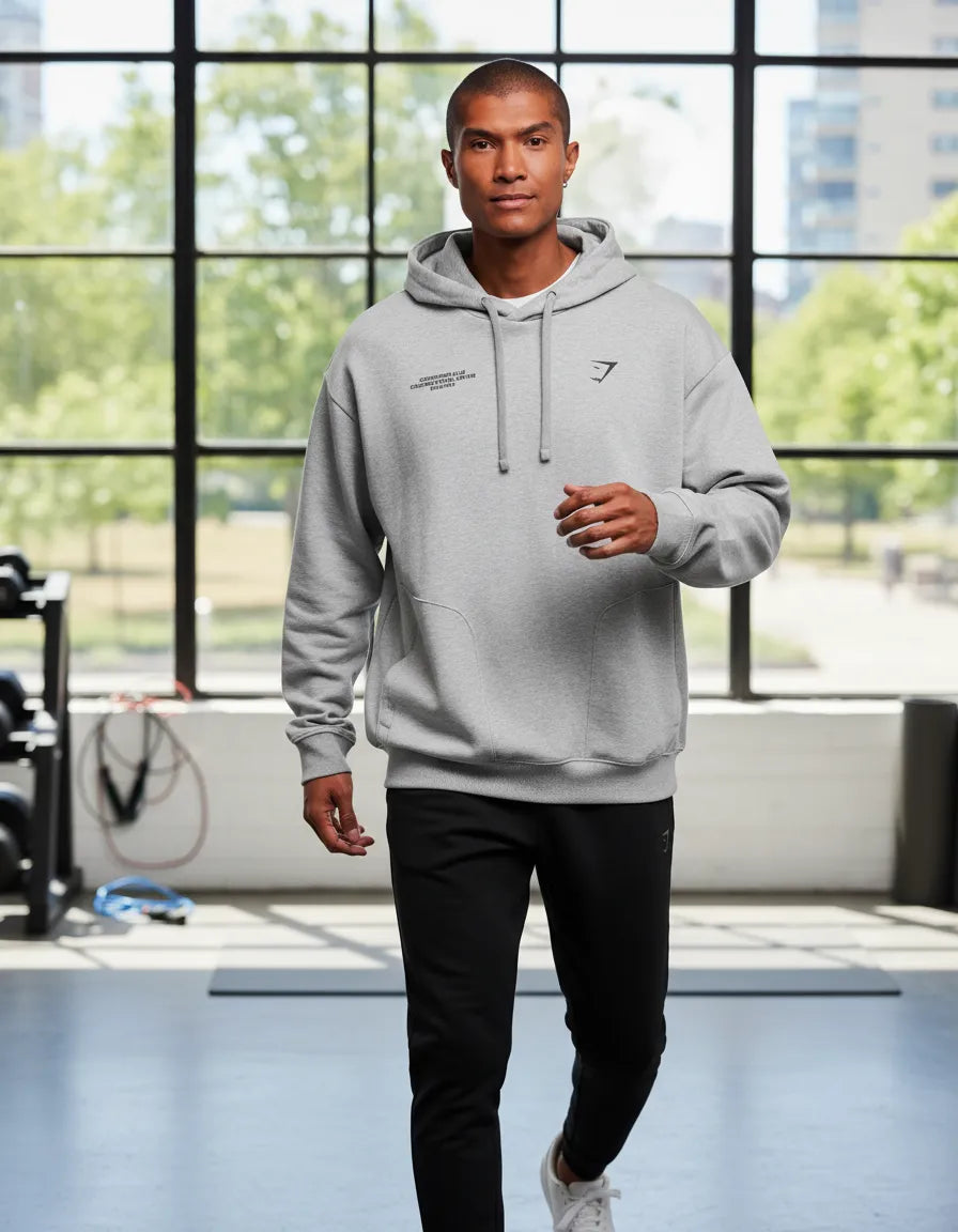 Hoodie Conditioning Club Oversize - Gris