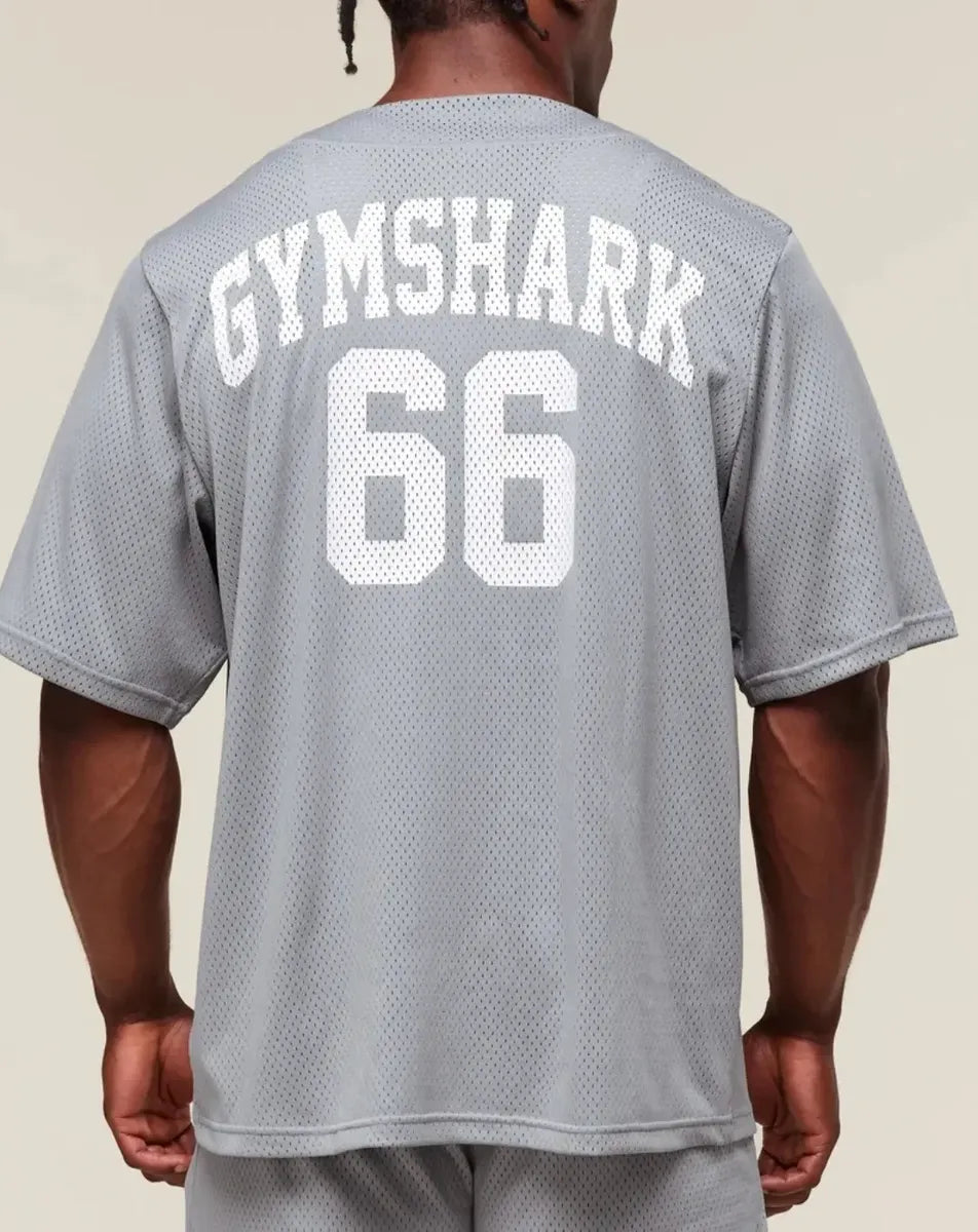 Jersey Baseball Oversized - Gris