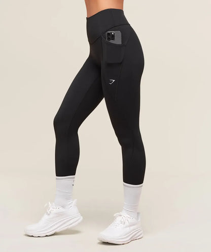 Leggings Running Pocket - Negro