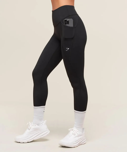 Leggings Running Pocket - Negro