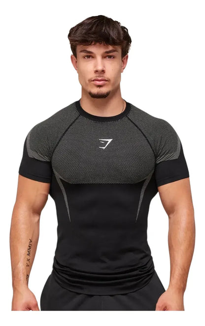 Onyx Manga Corta - Gris/Negro