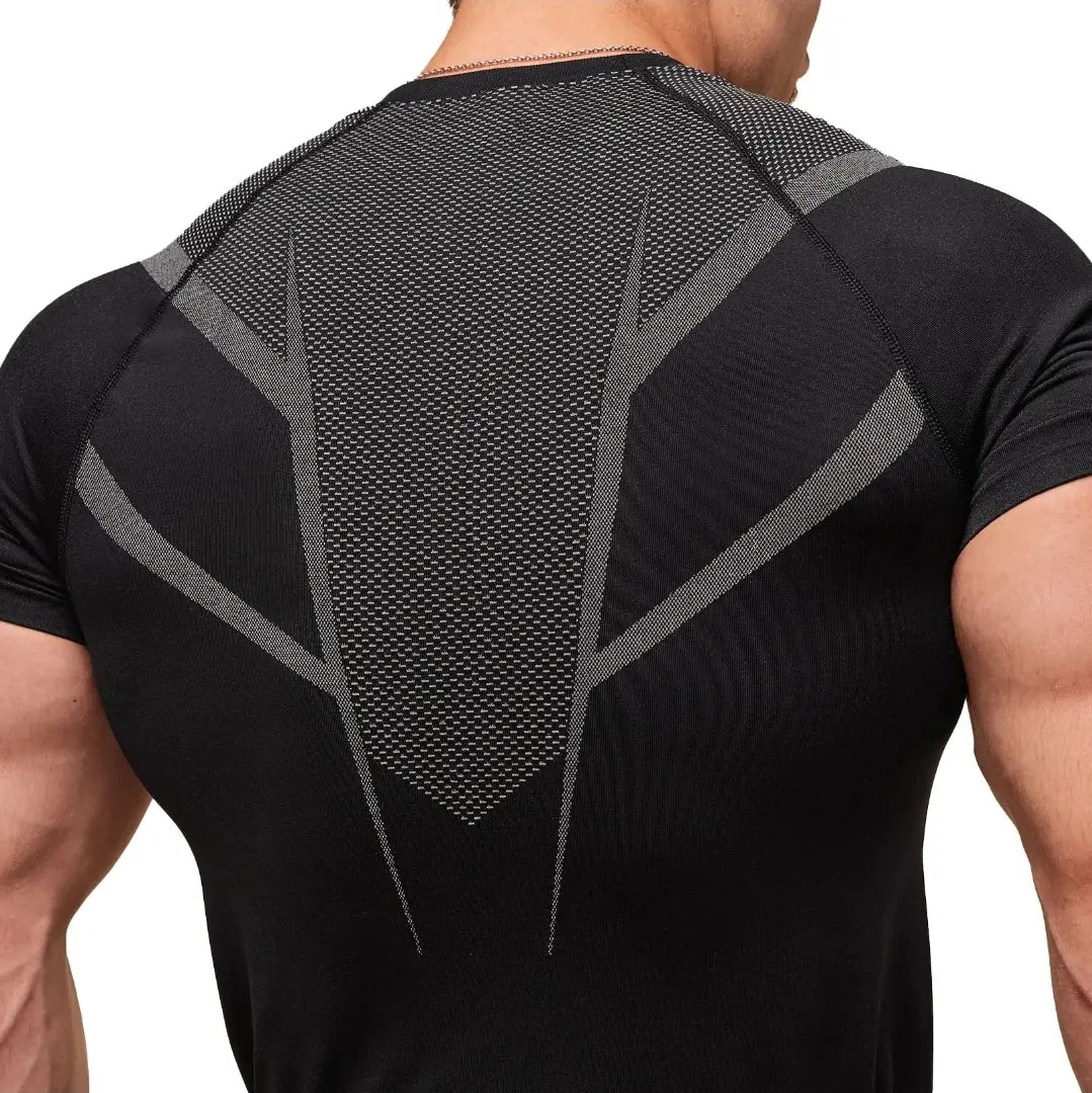 Onyx Manga Corta - Gris/Negro