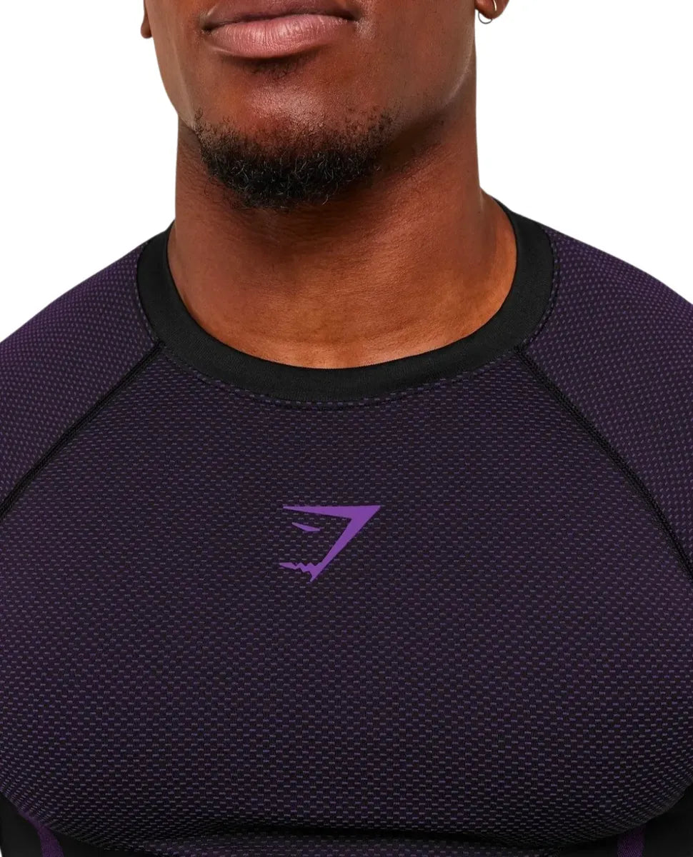 Onyx Manga Corta - Morado/Negro