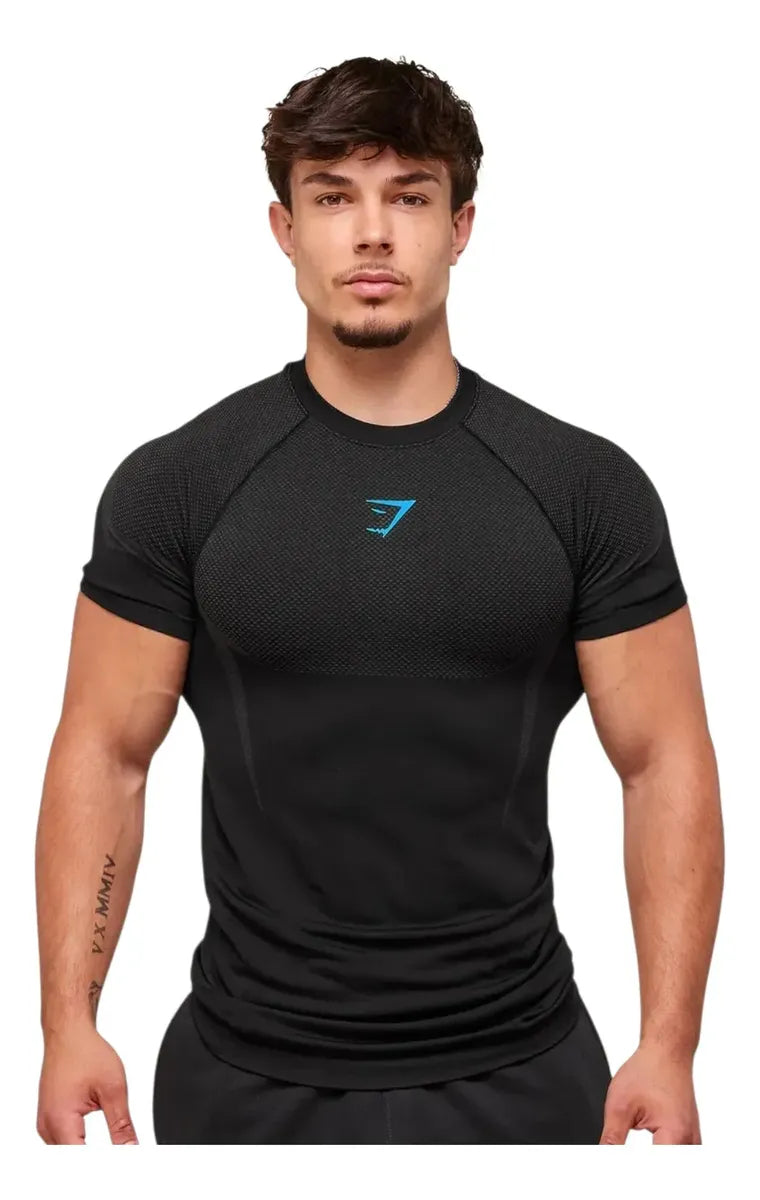 Onyx Manga Corta - Negro/Turquesa