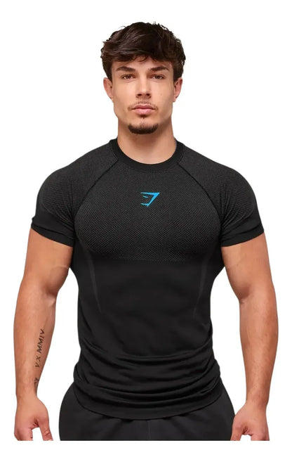 Onyx Manga Corta - Negro/Turquesa
