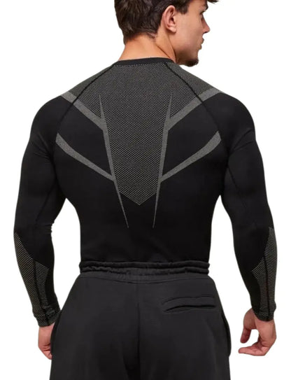 Onyx Manga Larga - Gris/Negro