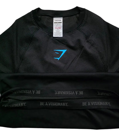 Onyx Manga Corta - Negro/Turquesa