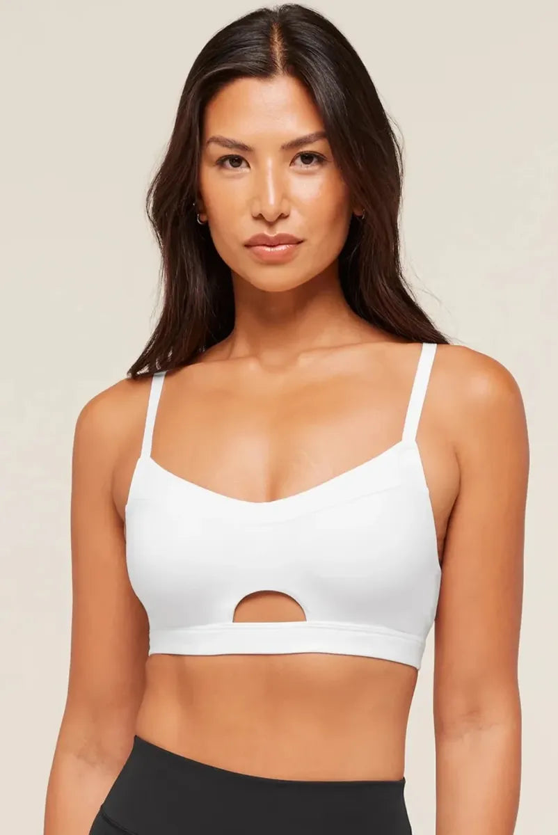 Sportbra Balcony Peekaboo Light Support - Blanco