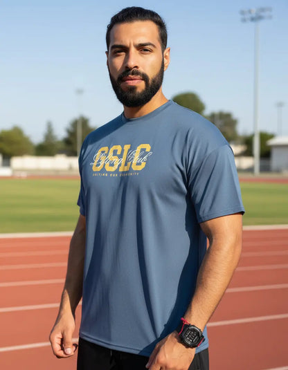 Playera GSLC Lifting Club Oversize - Azul