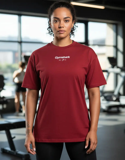 Playera Bigger Quads Than Your Ex Oversize - Vino