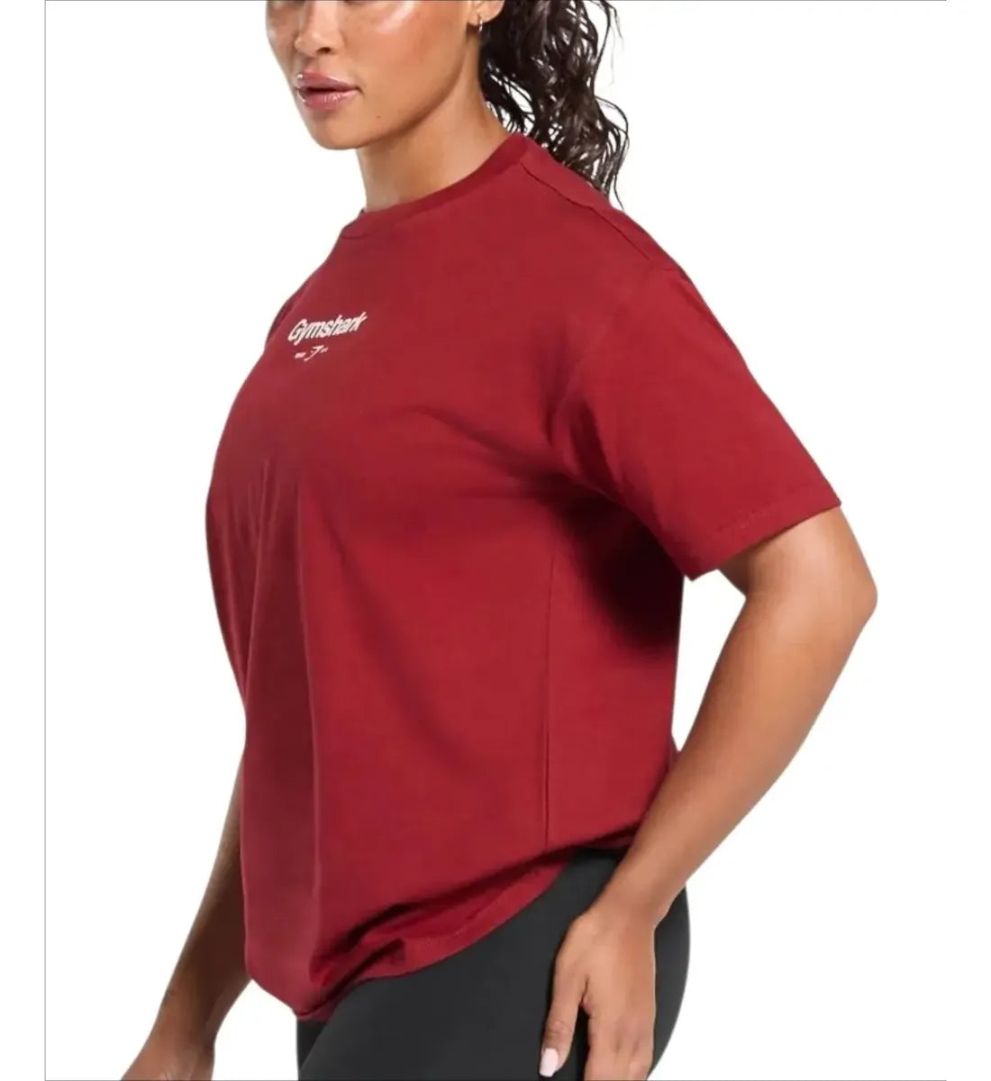 Playera Bigger Quads Than Your Ex Oversize - Vino