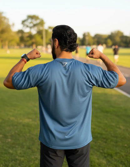 Playera GSLC Lifting Club Oversize - Azul
