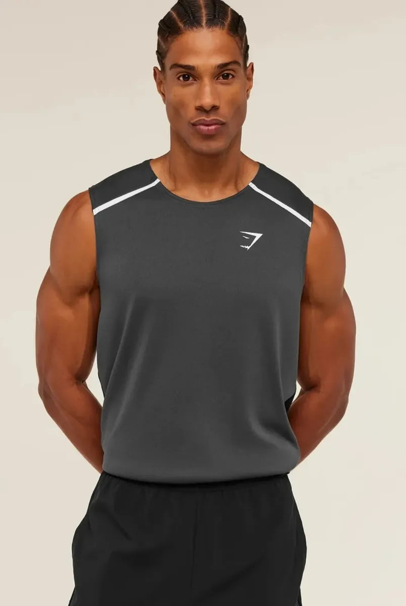 Tank Arrival Contrast Regular Fit - Gris/Negro