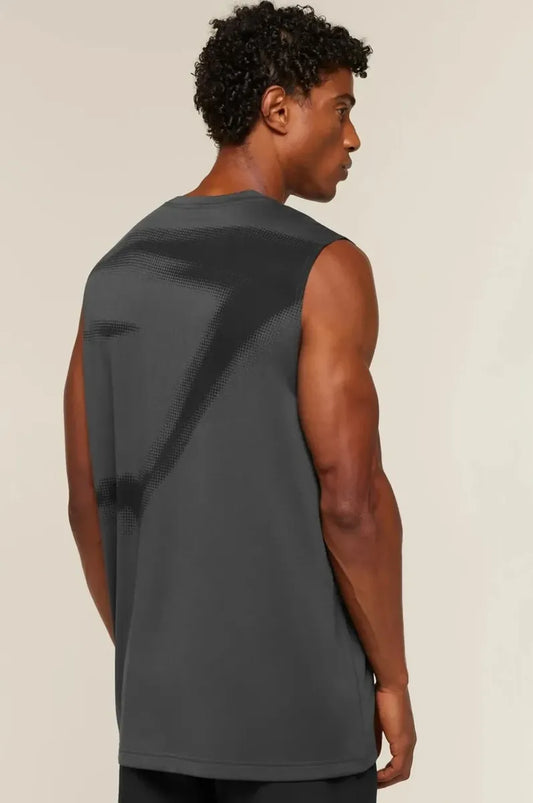Tank Graphic Motion Blur Oversize - Gris