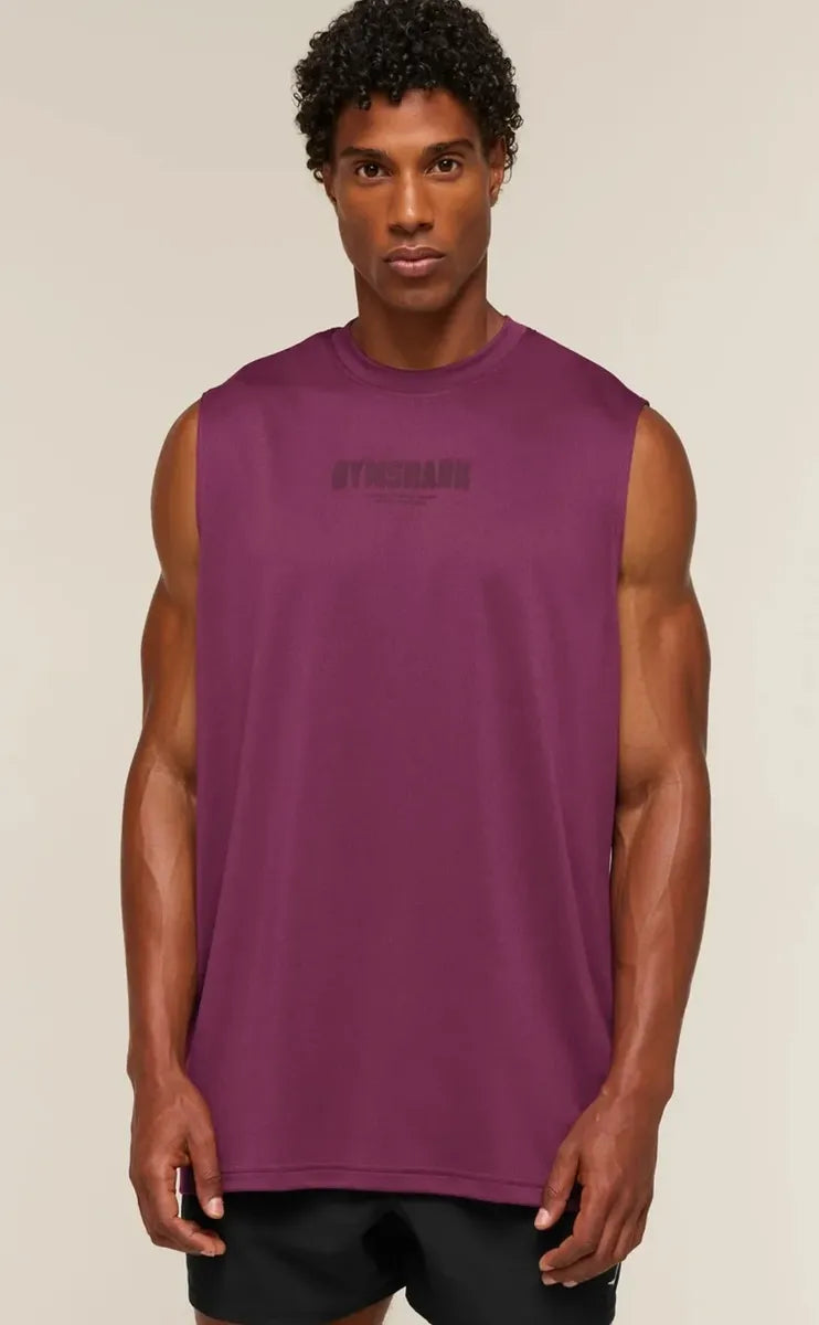 Tank Graphic Motion Blur Oversize - Uva
