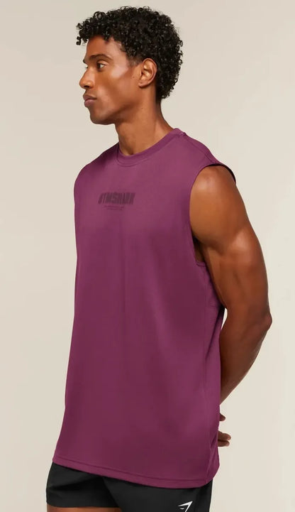 Tank Graphic Motion Blur Oversize - Uva