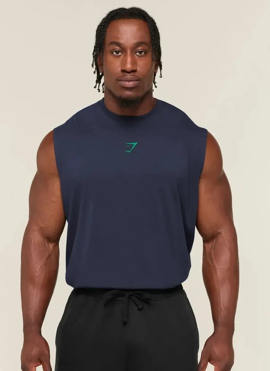 Tank Power Cut Off Oversize - Azul/Verde