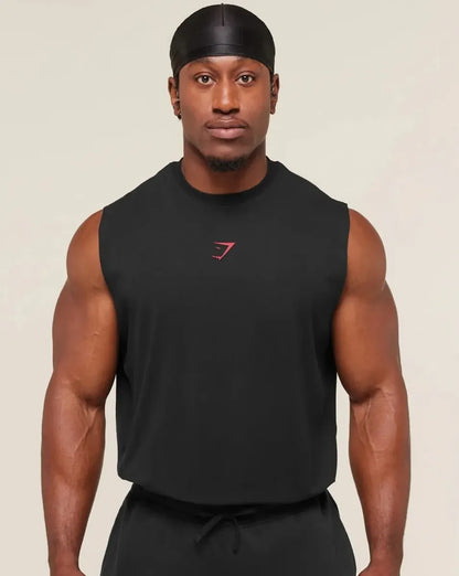 Tank Power Cut Off Oversize - Negro/Rojo