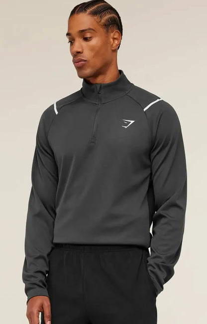 Sudadera Arrival Contrast Slim Fit - Gris/Negro