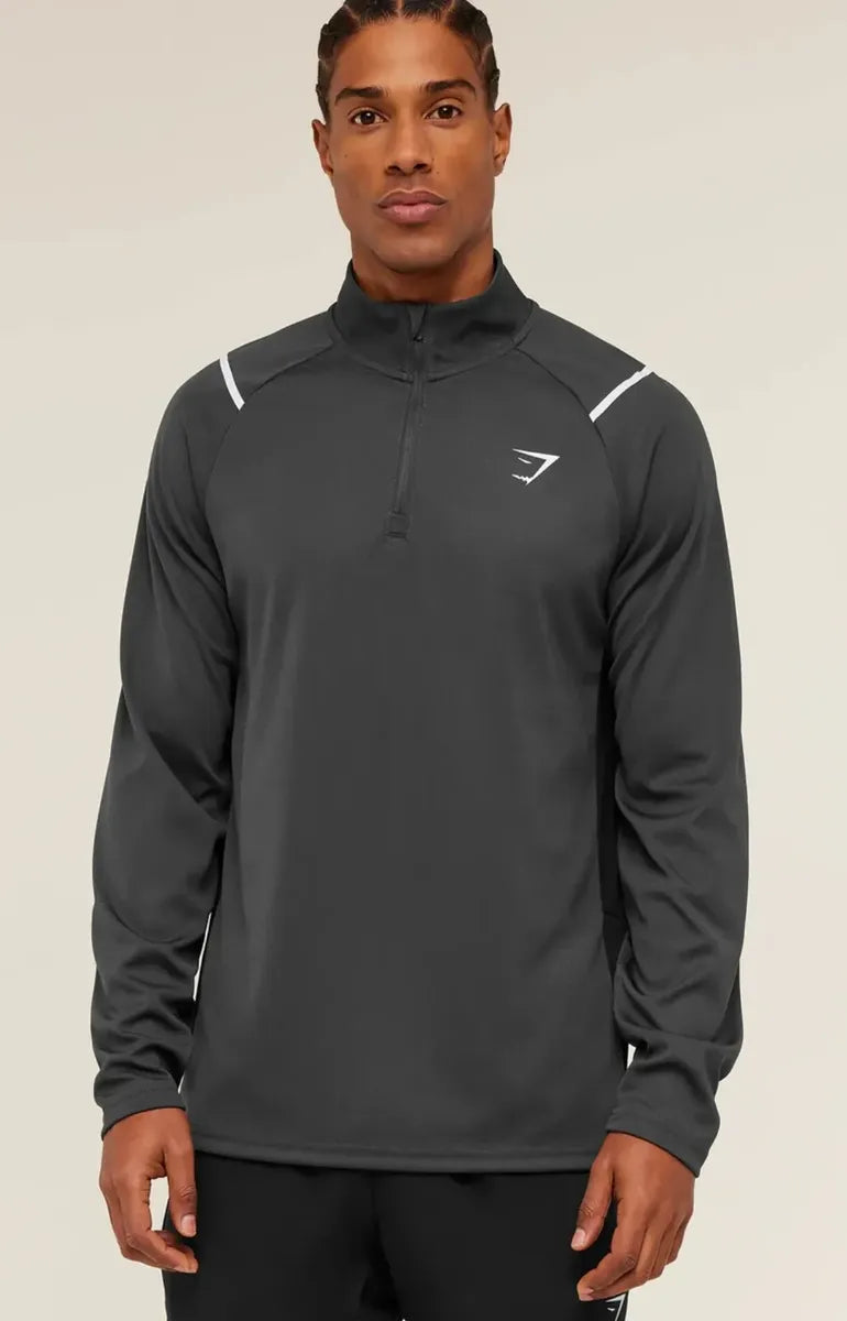 Sudadera Arrival Contrast Slim Fit - Gris/Negro