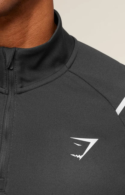 Sudadera Arrival Contrast Slim Fit - Gris/Negro