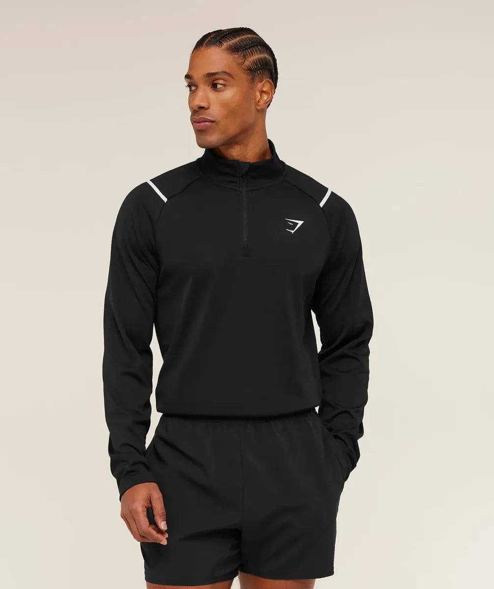 Sudadera Arrival Contrast Slim Fit - Negro