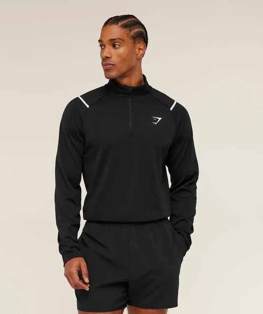 Sudadera Arrival Contrast Slim Fit - Negro