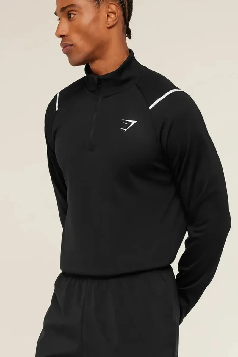 Sudadera Arrival Contrast Slim Fit - Negro