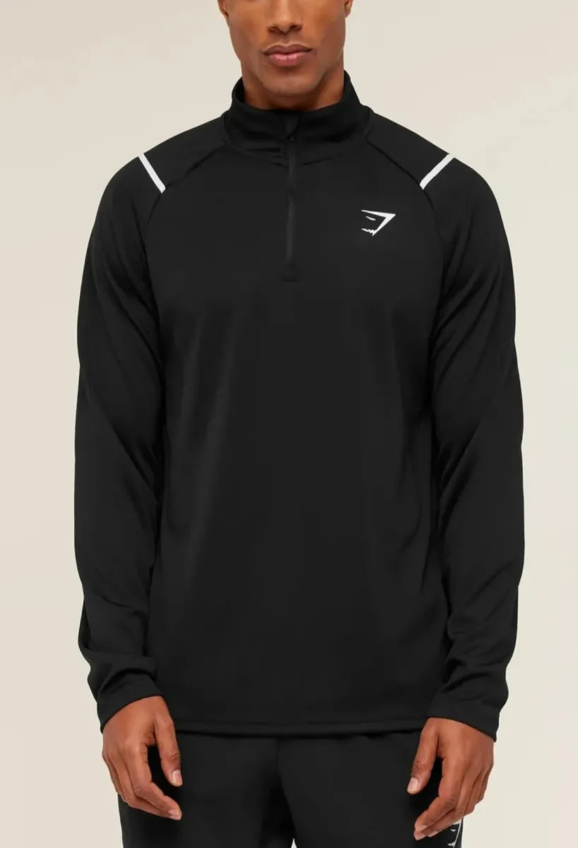 Sudadera Arrival Contrast Slim Fit - Negro
