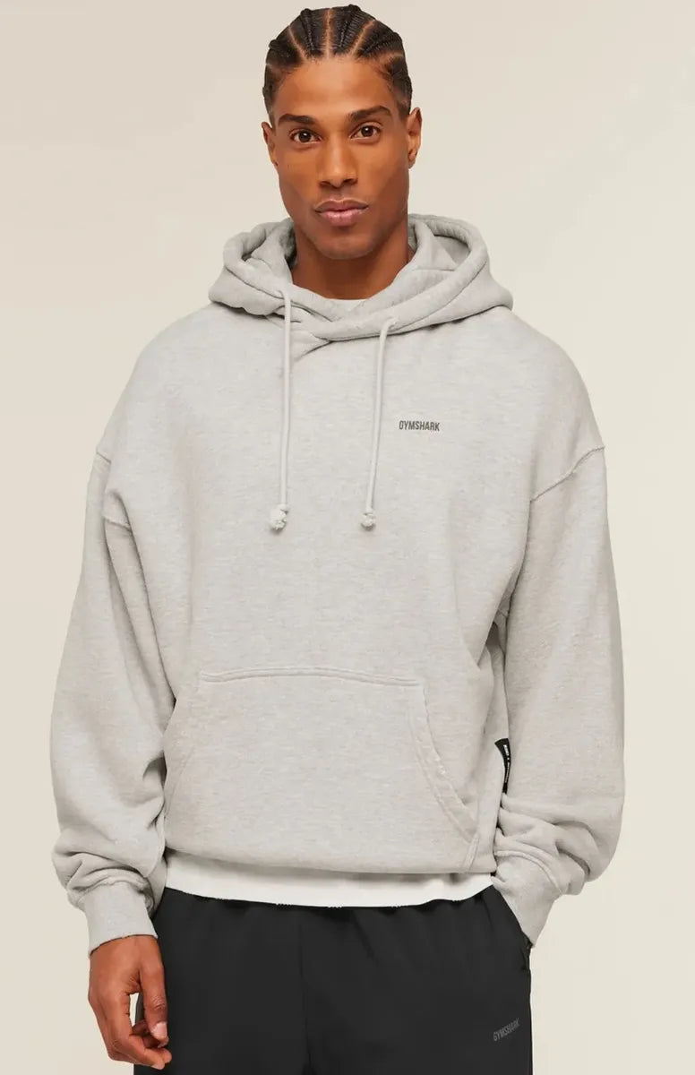 Washed Hoodie Unfinished Oversize