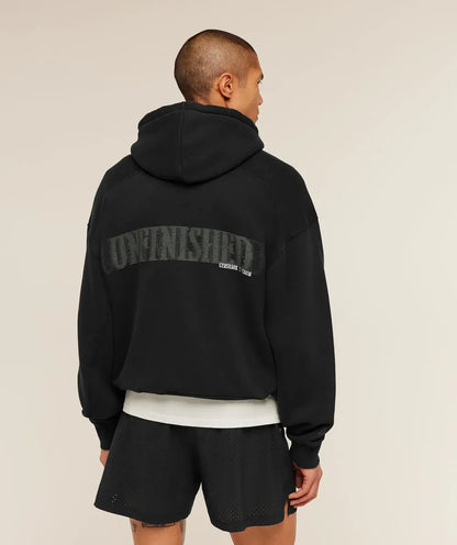 Washed Hoodie Unfinished Oversize