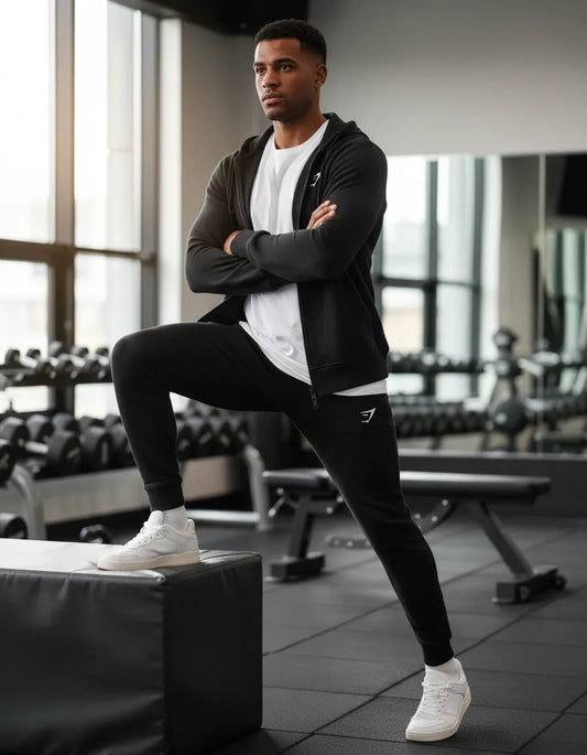 Jogger Crest Slim Fit - Negro