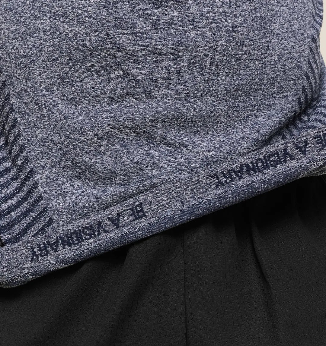 Playera Devant Seamless Slim Fit - Azul