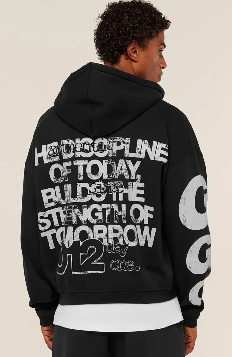 Hoodie Strength Tomorrow Oversize