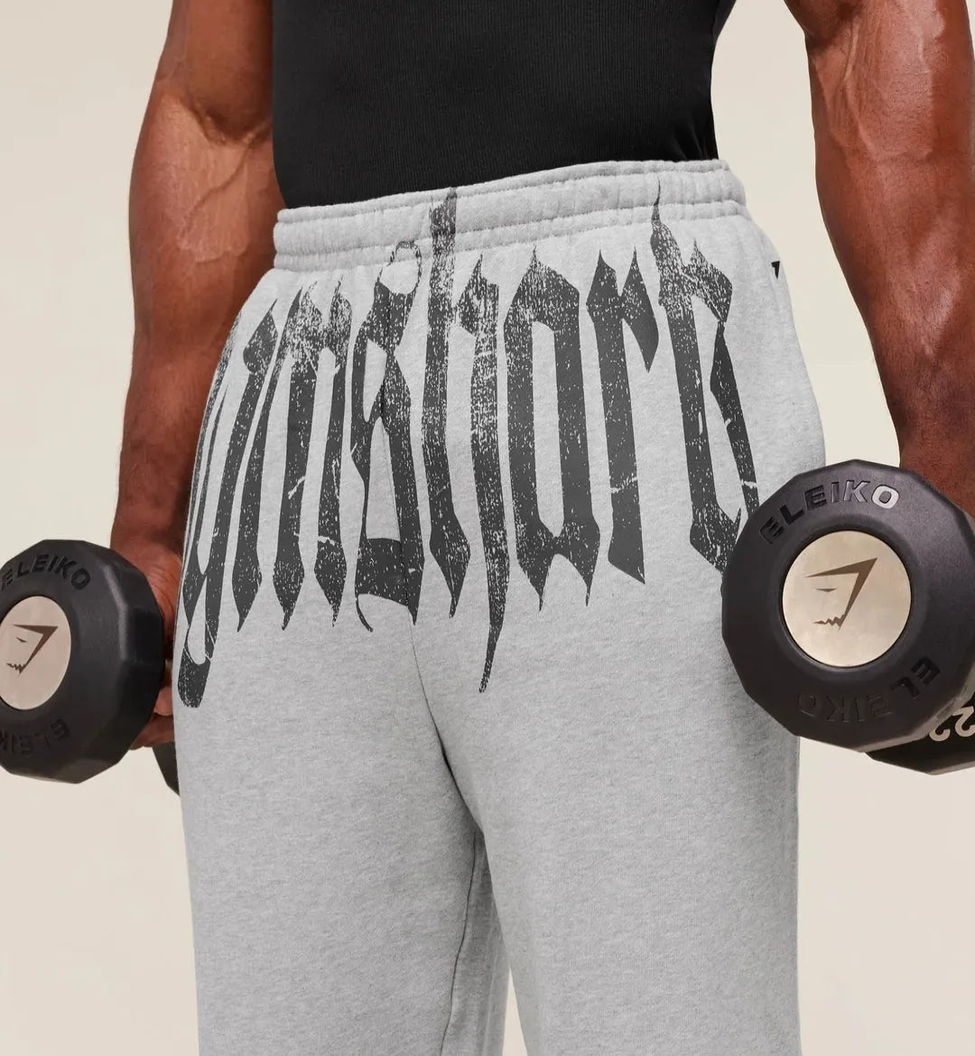 Jogger Fade Graphic Straight Leg Oversize