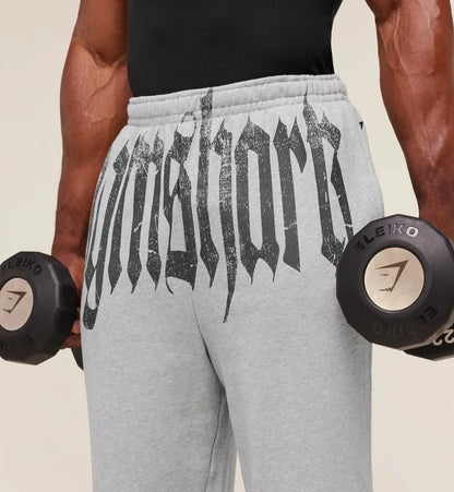 Jogger Fade Graphic Straight Leg Oversize