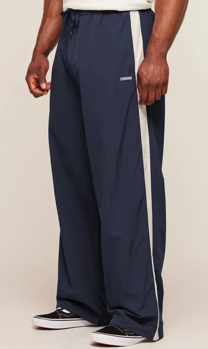 Gymshark Retro Collegiate Track Pant Oversize - Azul