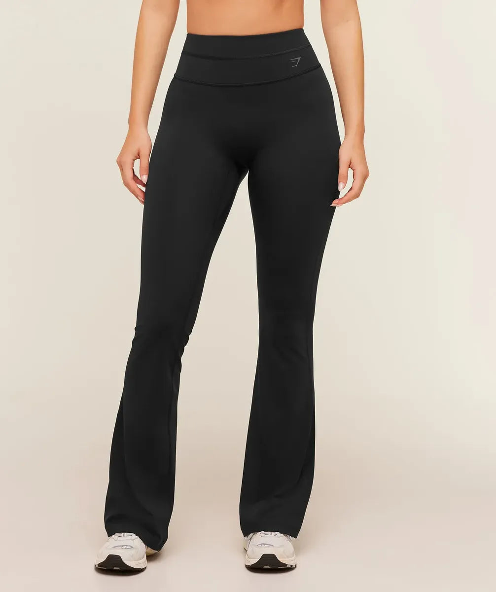Leggings Acampanados - Negro