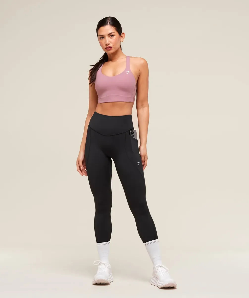 Leggings Running Pocket - Negro